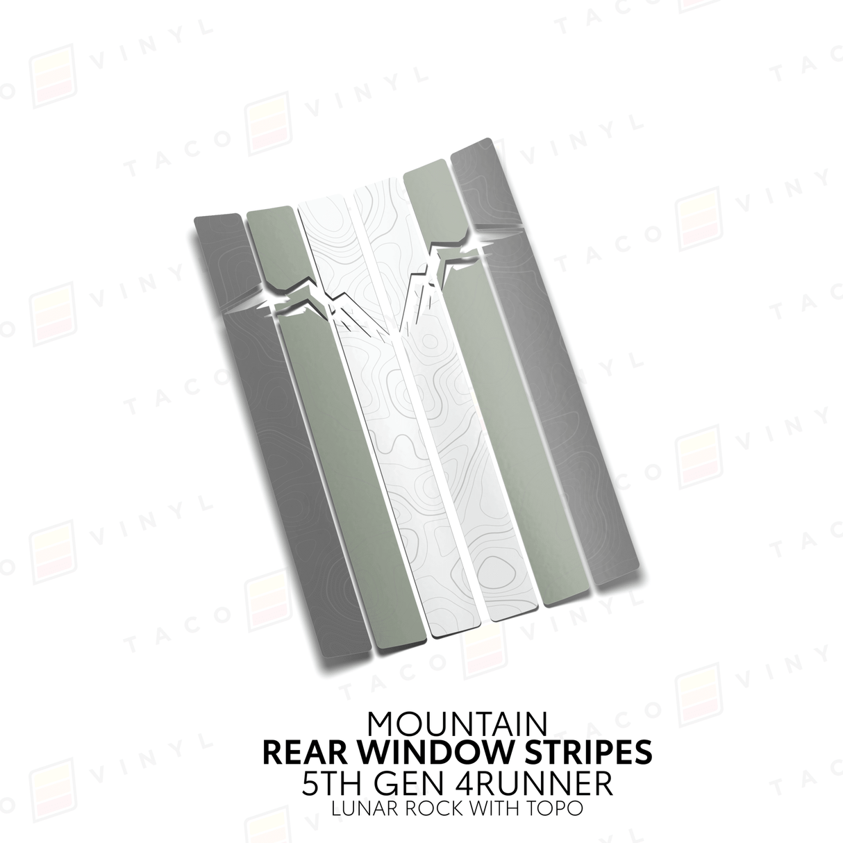 4Runner Rear Window Stripes - Xtrusion Overland