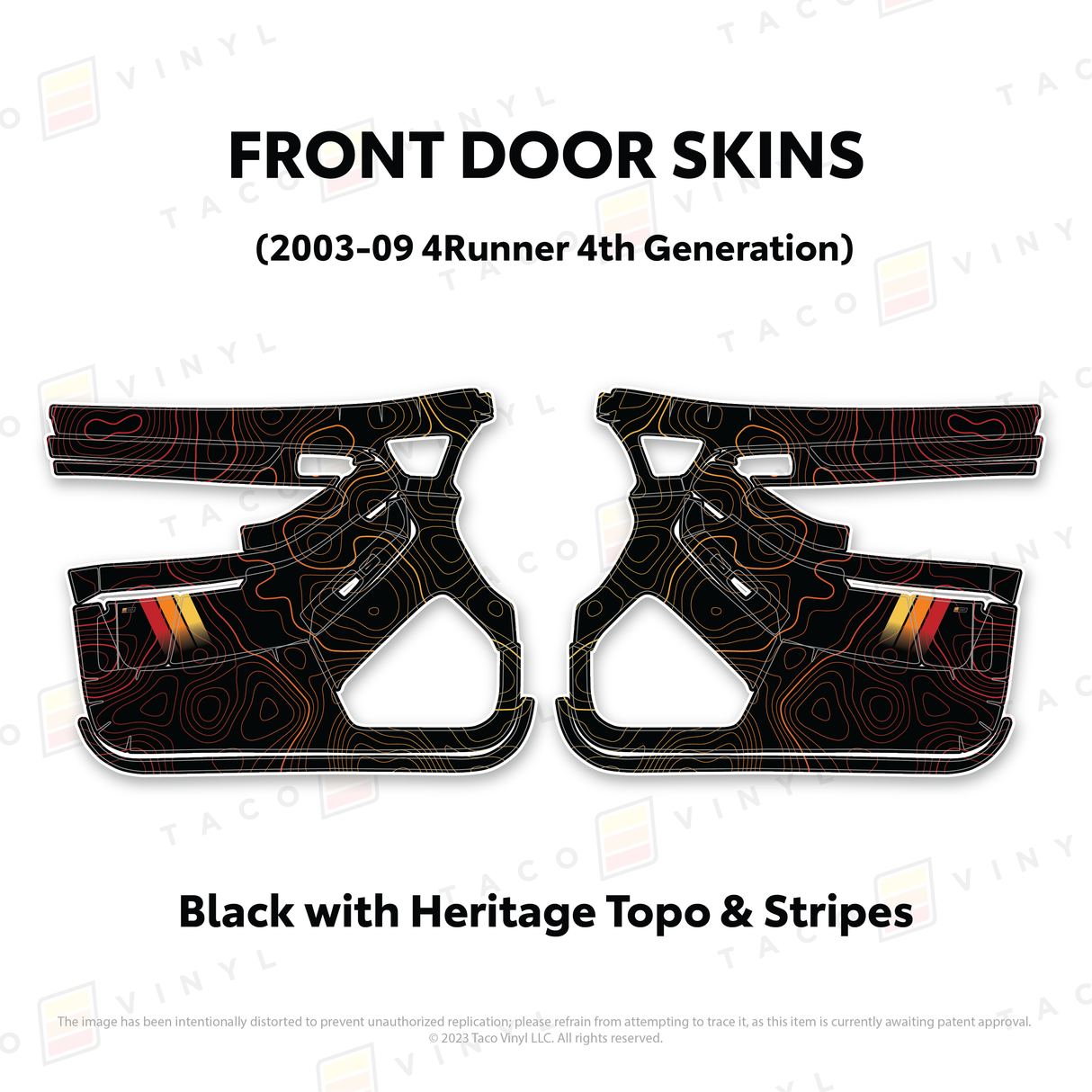 2003-2009 4Runner Door Skins