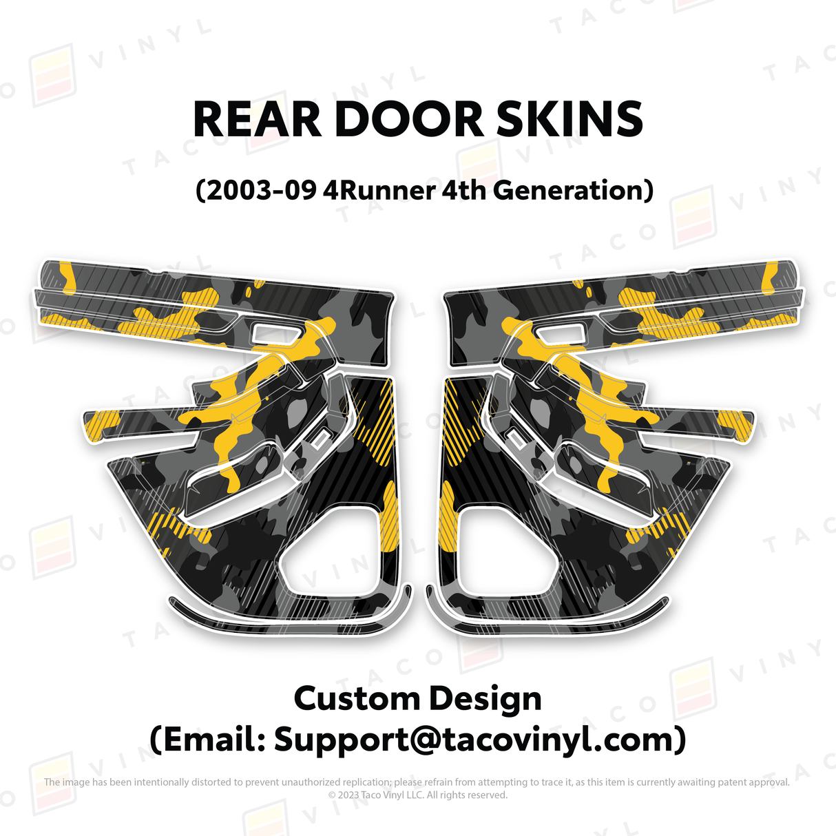 2003-2009 4Runner Door Skins