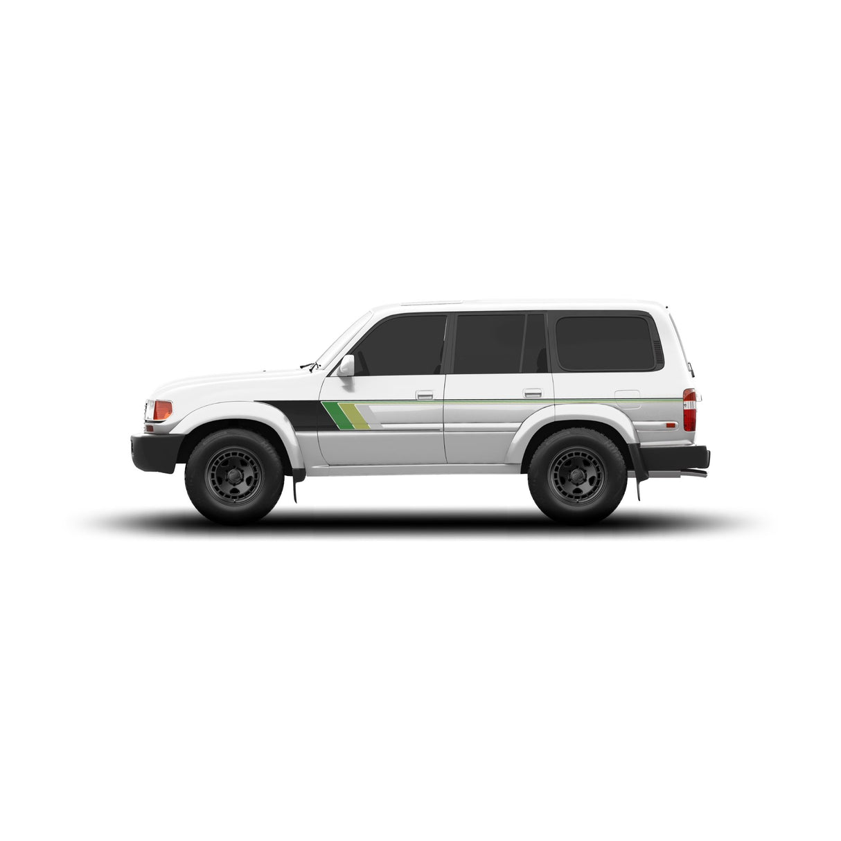 80 Series Land Cruiser Checkered Stripe Kit - Xtrusion Overland