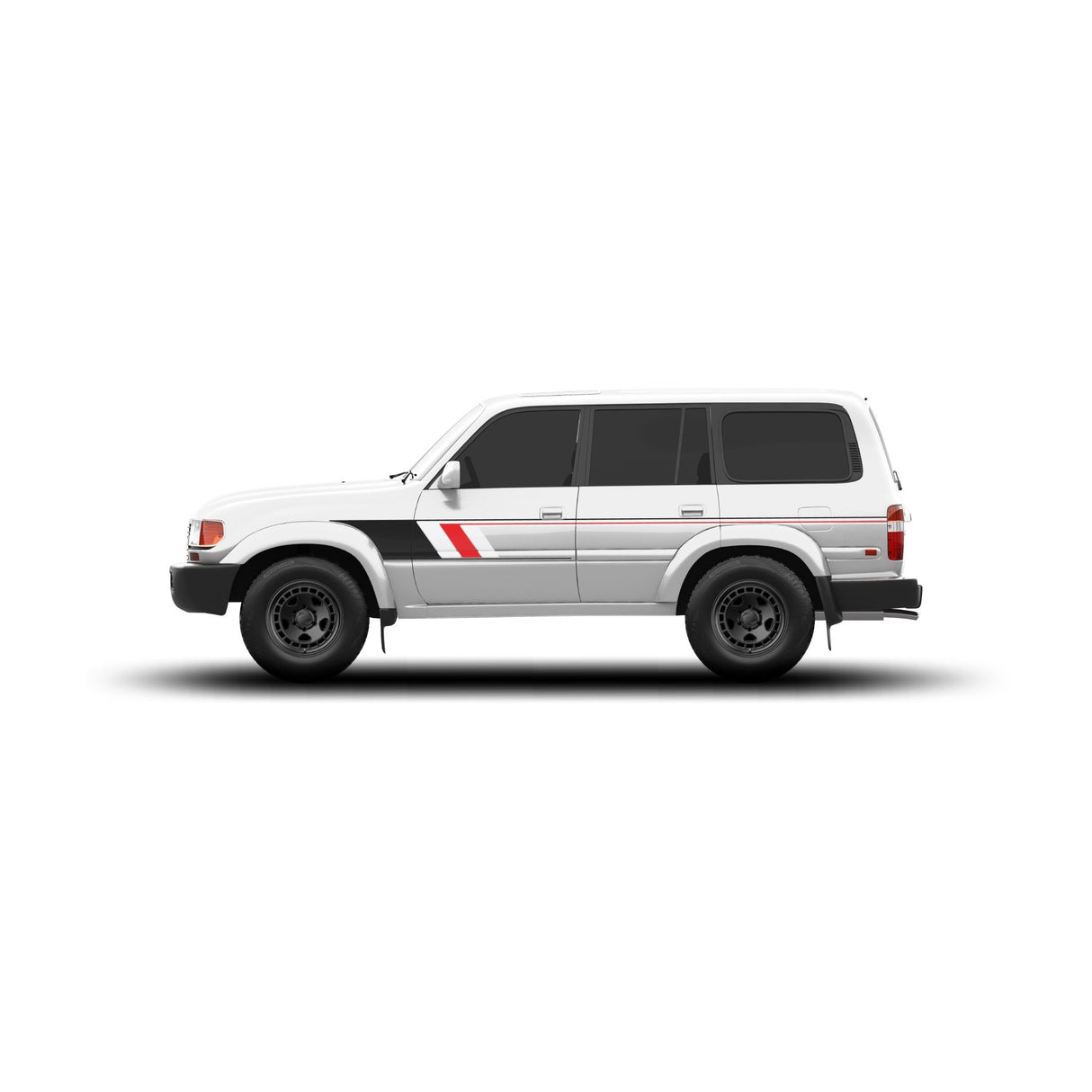 80 Series Land Cruiser Checkered Stripe Kit - Xtrusion Overland