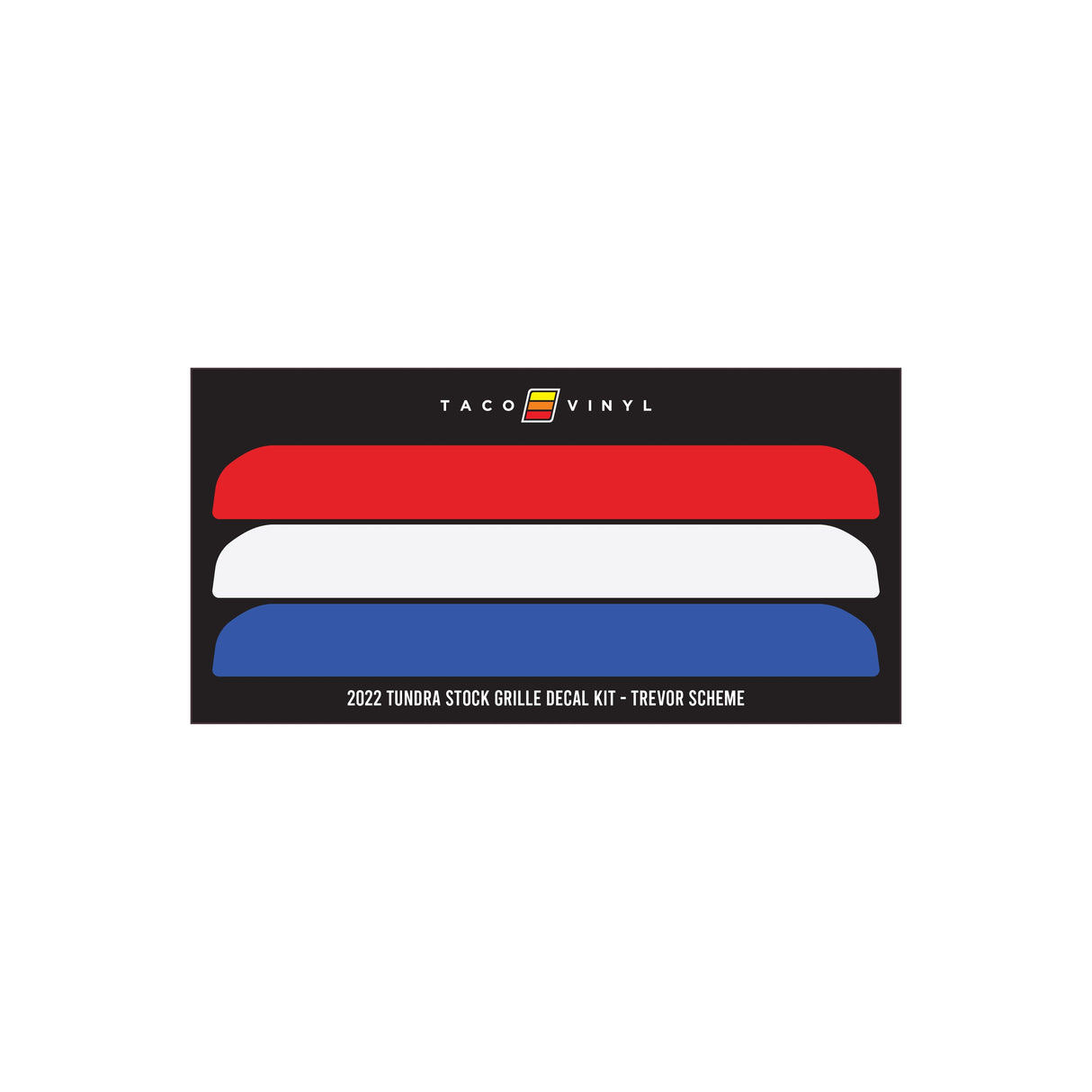 2022+ Tundra Offroad Grille Decal