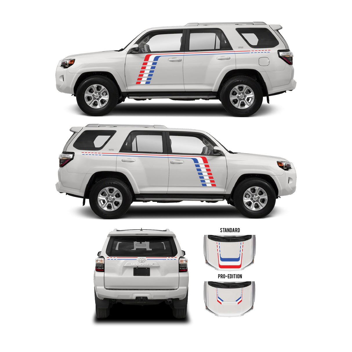 2010-2024 4Runner Checkered Stripe Kit