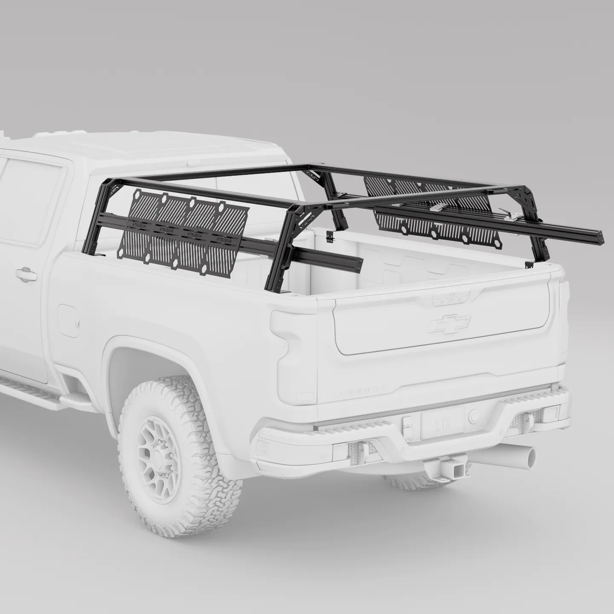 XTR1 Bed Rack for Chevrolet Silverado & GMC Sierra 2500HD / 3500HD – View 5 | Xtrusion Overland