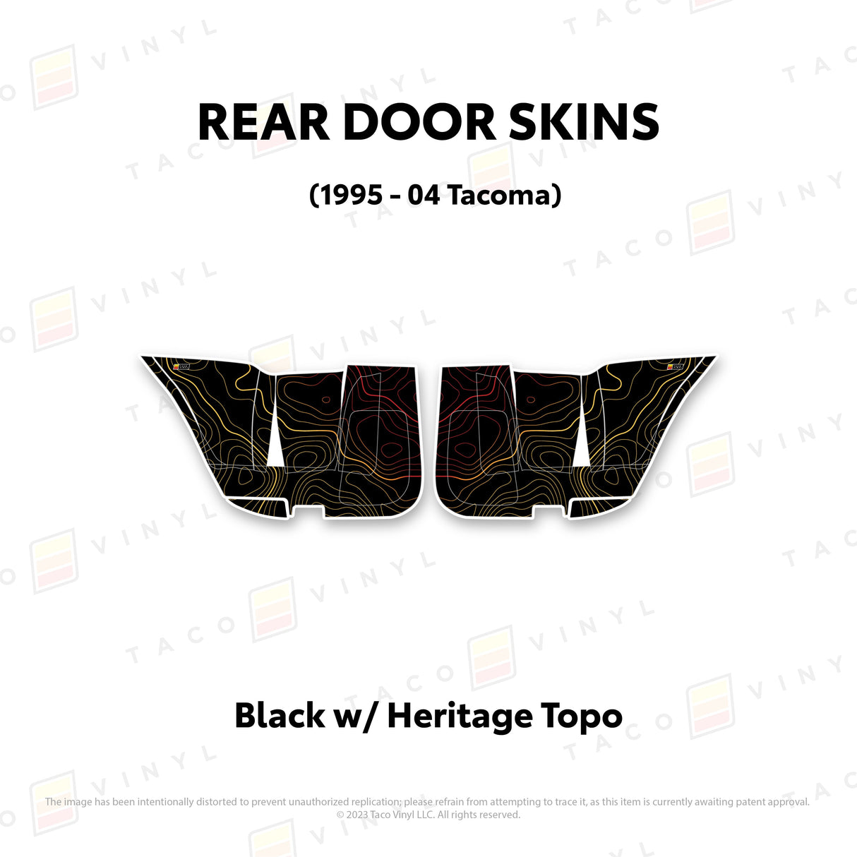 2010-24 4Runner Door Skins (Lower Section)