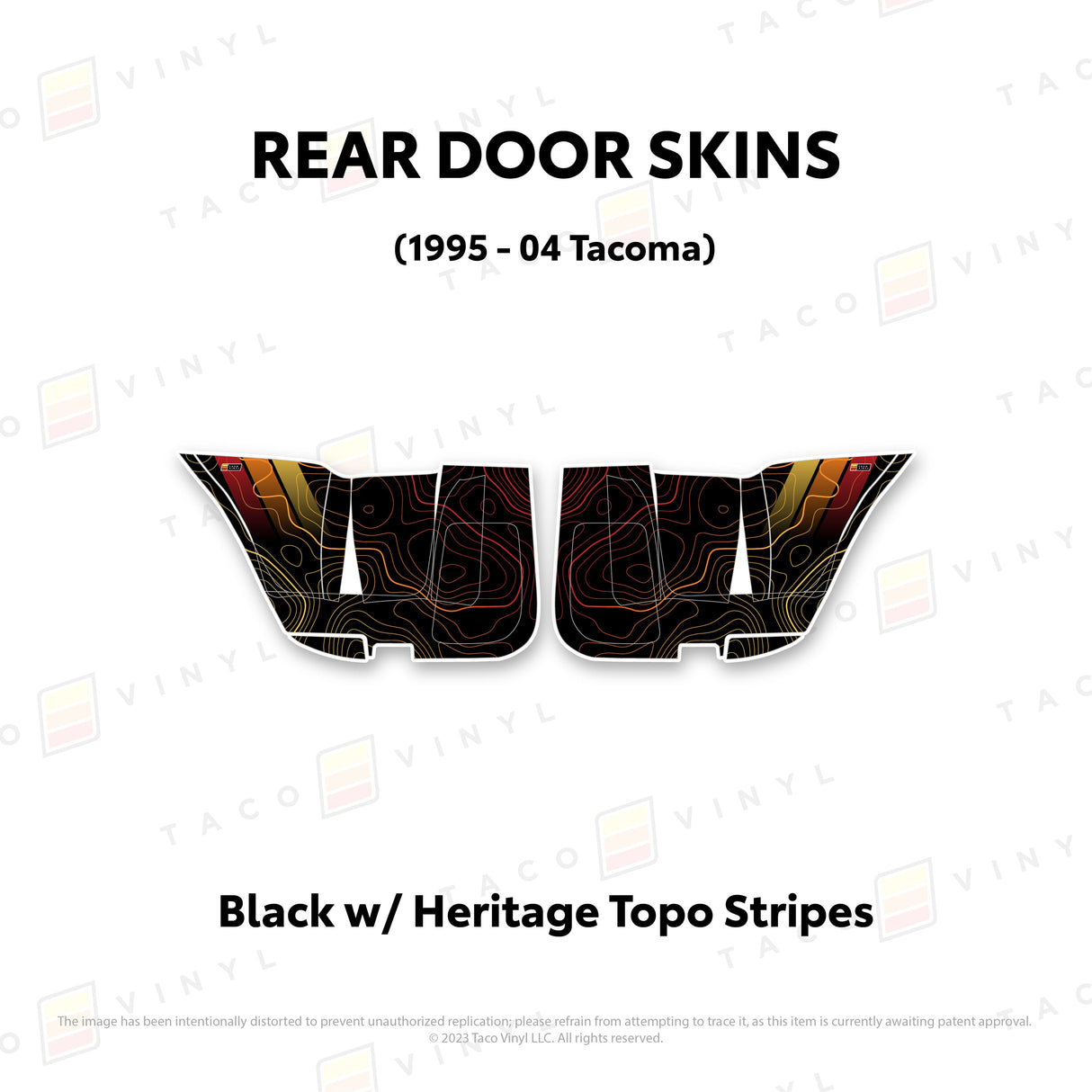 2010-24 4Runner Door Skins (Lower Section)