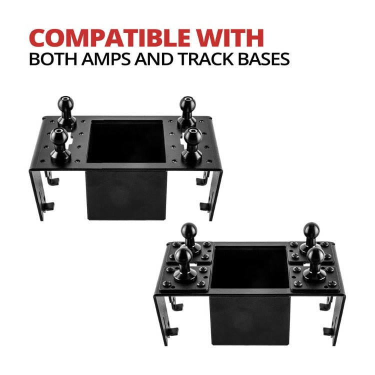 Fast Track Plus™ Console Device AMPS Bracket | Ford Super Duty - 3rd Gen (2011 to 2016) Bracket Only - NOT Compatible with Split Bench - (P/N FT02)