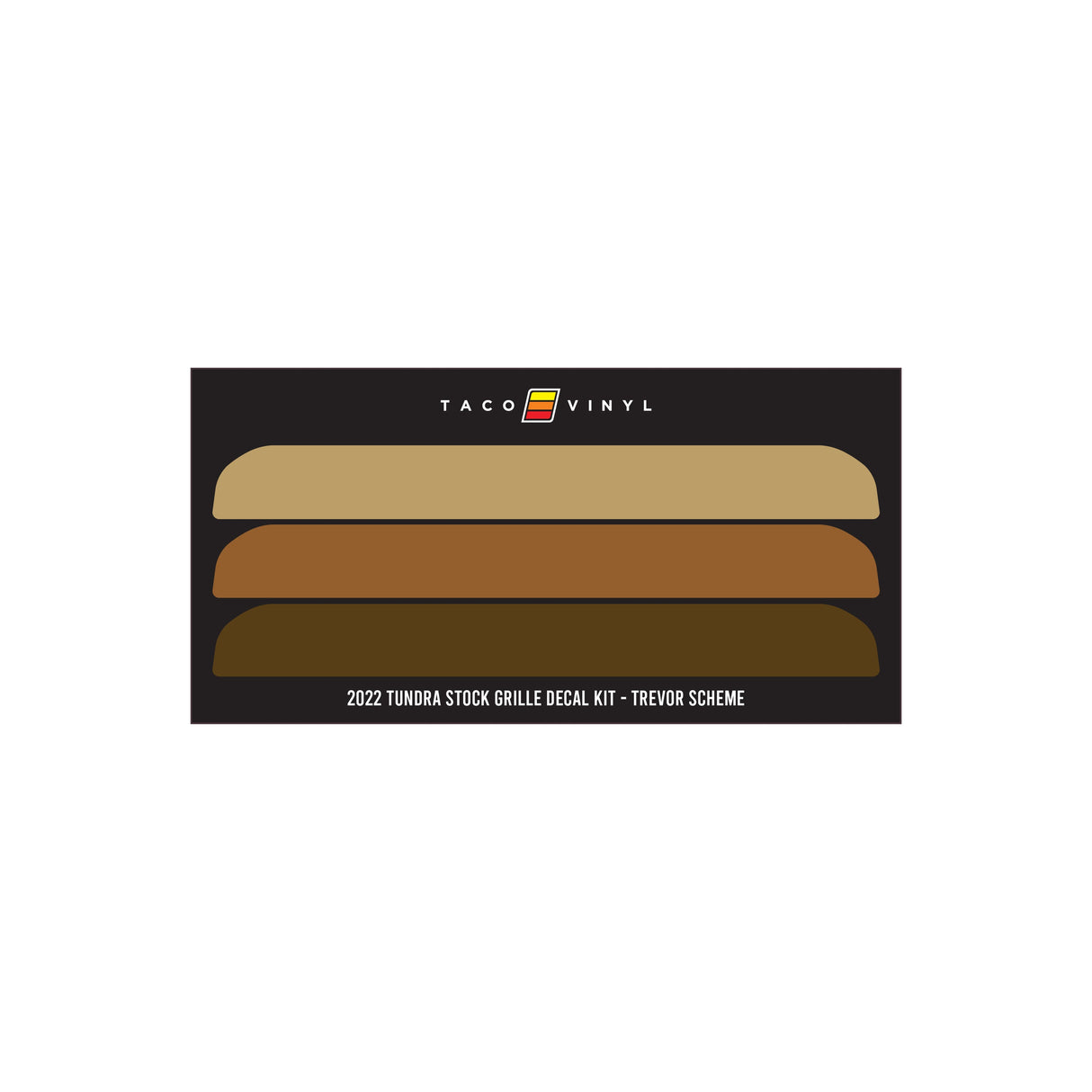 2022+ Tundra Offroad Grille Decal
