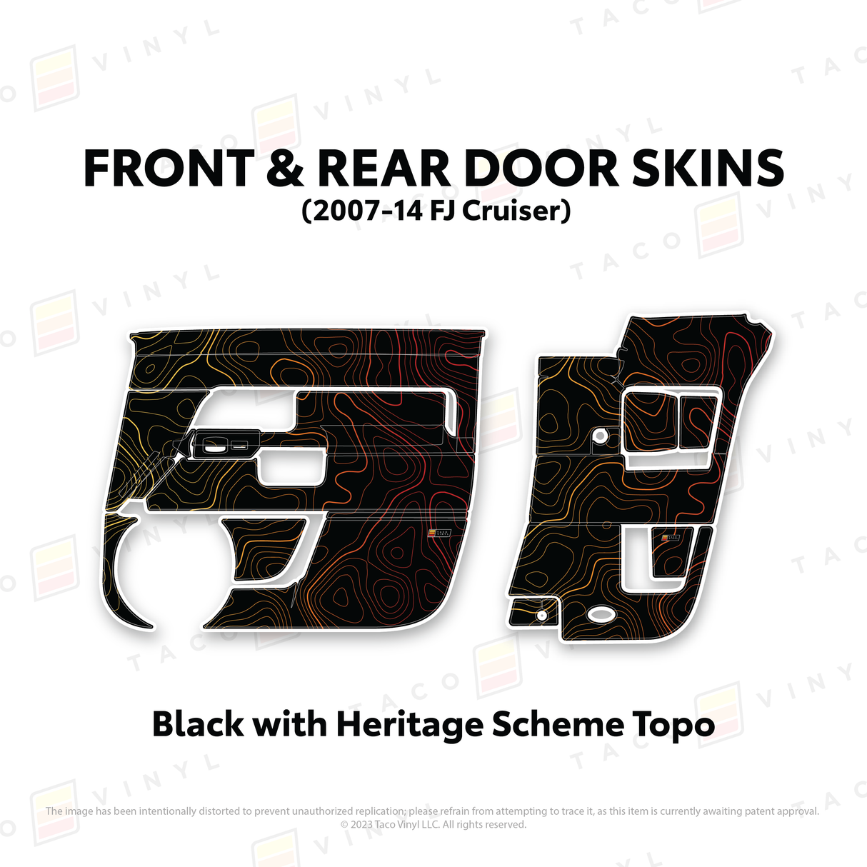 FJ Cruiser Door Skins
