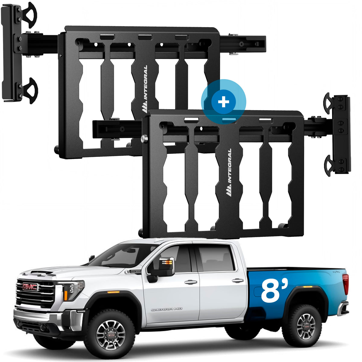 Integral Rail Kit + Panel Kits - GM HD 2020+ (8' Long Bed Only)