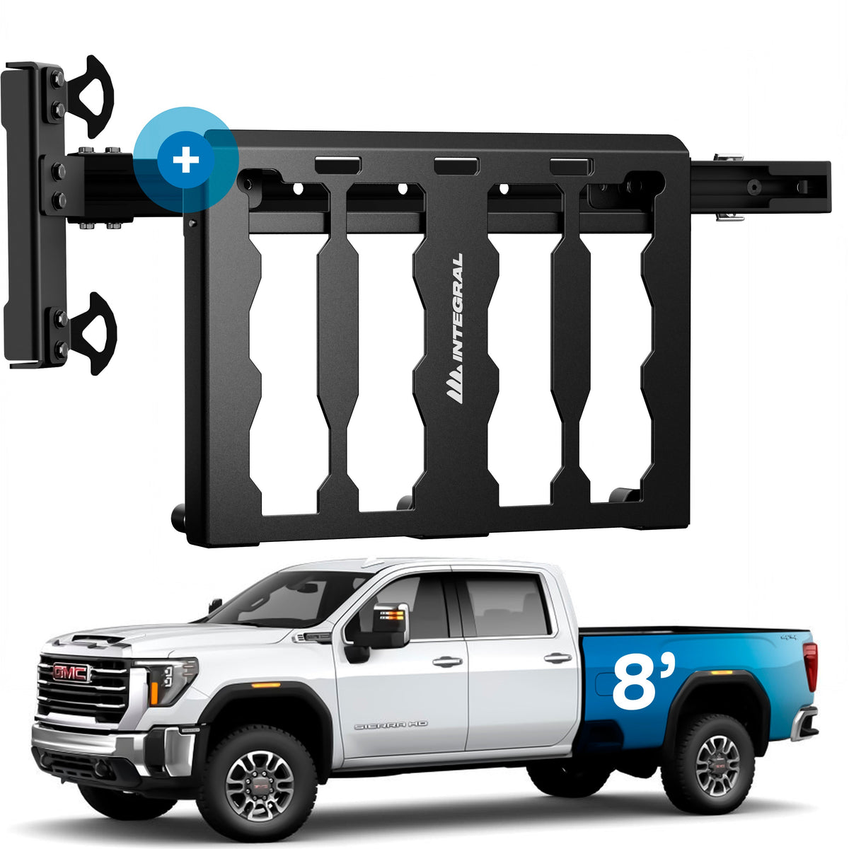 Integral Rail Kit + Panel Kits - GM HD 2020+ (8' Long Bed Only)