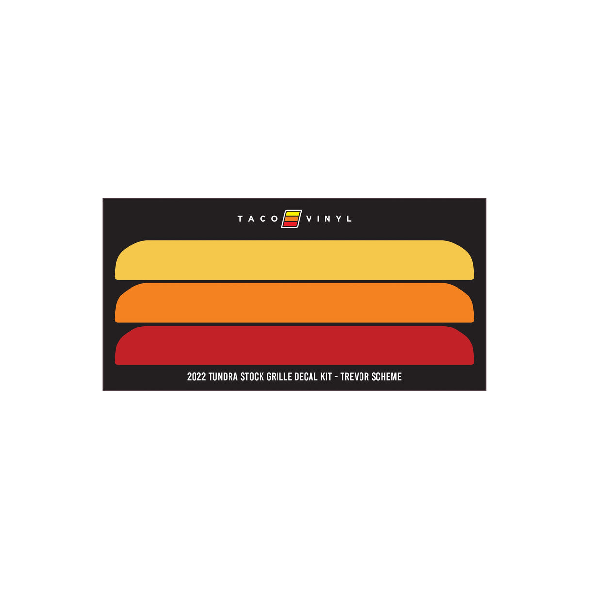 2022+ Tundra Offroad Grille Decal