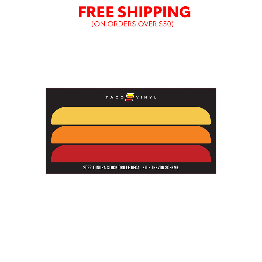 2022+ Tundra Offroad Grille Decal