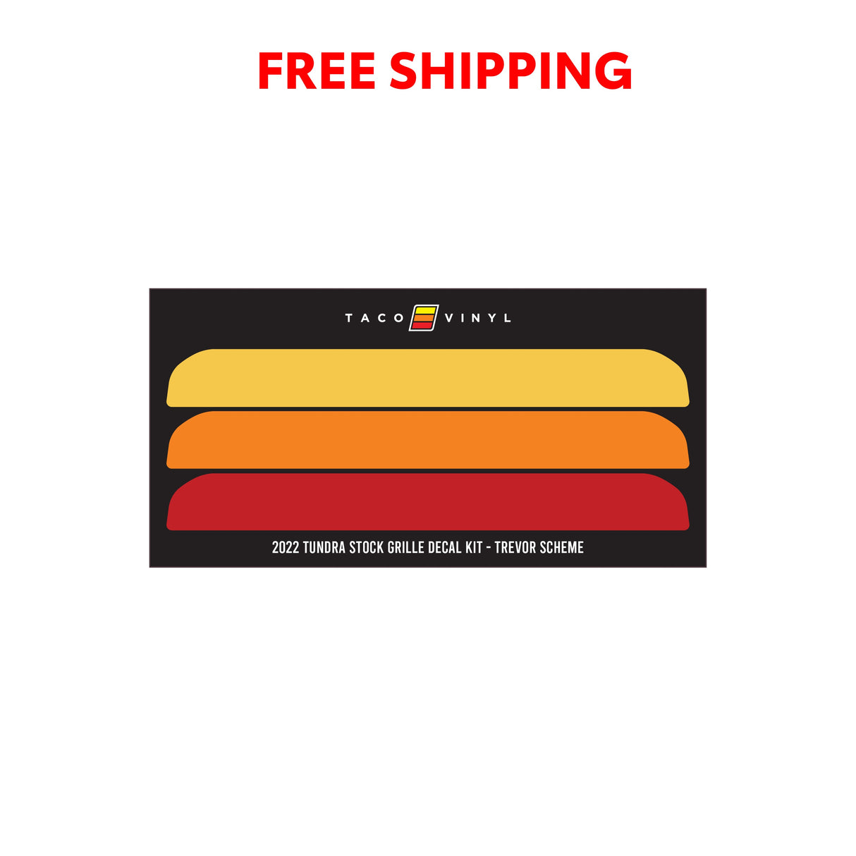 2022+ Tundra Offroad Grille Decal