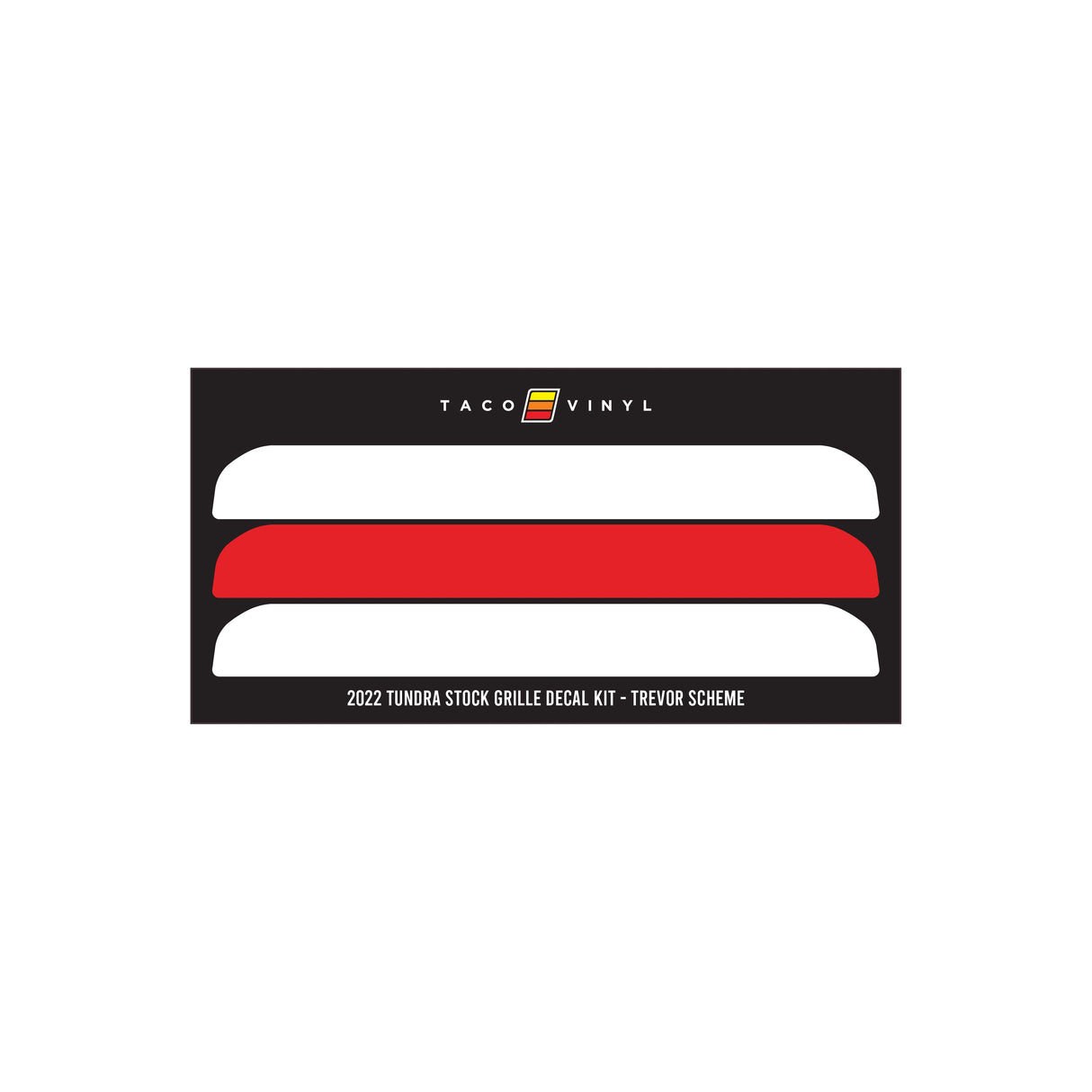 2022+ Tundra Offroad Grille Decal
