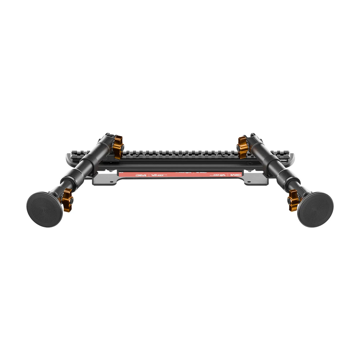 2024-2026 Ford F-150 (See Compatibility Info For Specific Year/Trim Fitment Details) Tackform Assault Track Picatinny Dash Bracket With Dual MagSafe Phone Mounts | Telescoping Arm