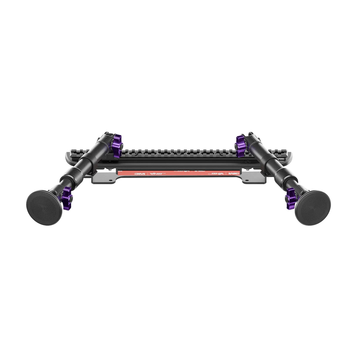 2024-2026 Ford F-150 (See Compatibility Info For Specific Year/Trim Fitment Details) Tackform Assault Track Picatinny Dash Bracket With Dual MagSafe Phone Mounts | Telescoping Arm