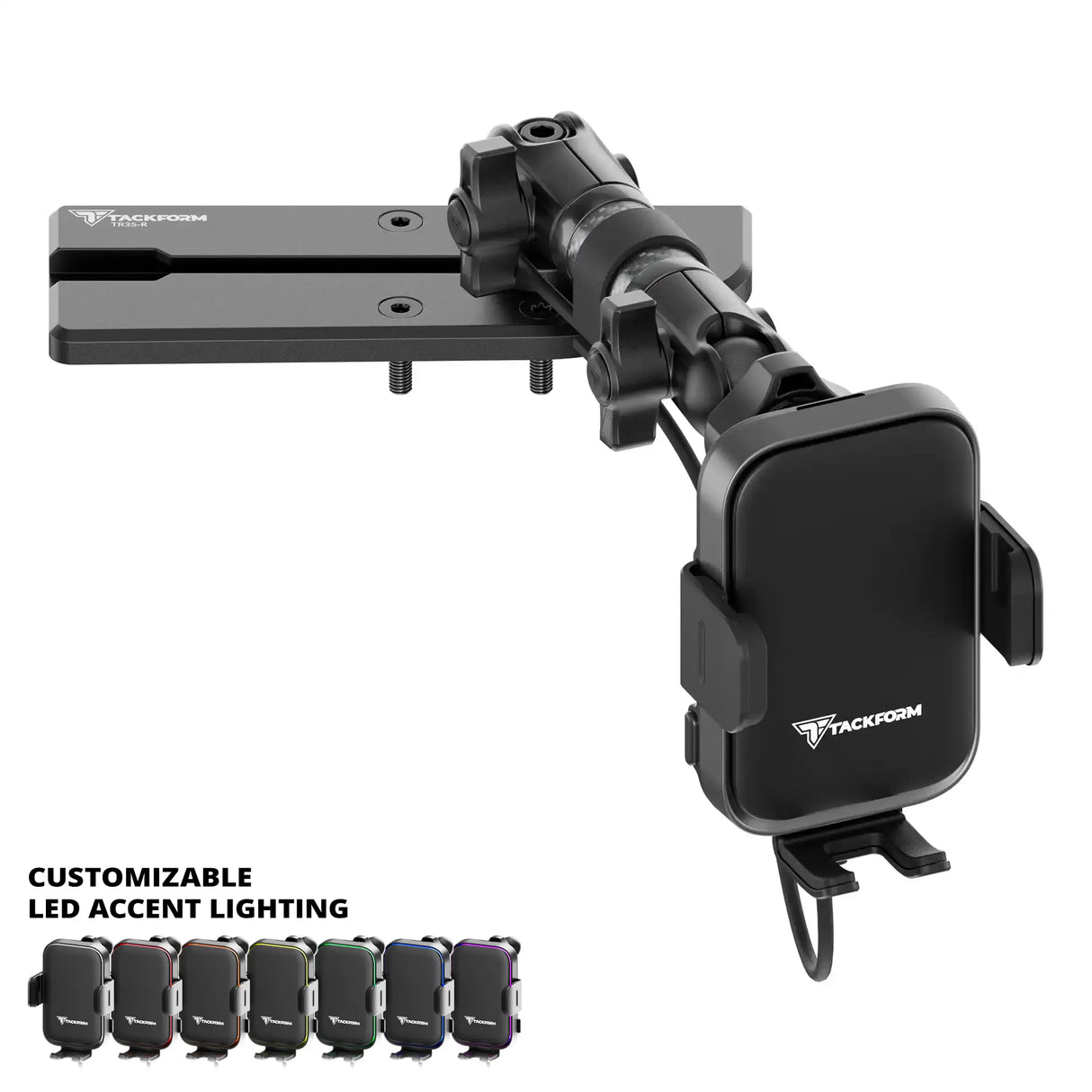 2024+ Jeep Wrangler JL & Gladiator JT (Not Compatible With 4xe) Tackform Slim Track Dash Bracket With MagSafe Charging Phone Mount | Passenger Side