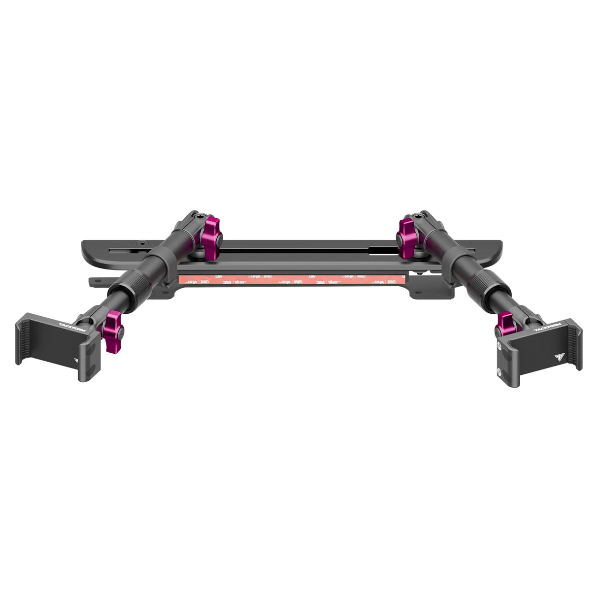 2024+ Ford F-150 (See Compatibility Info For Specific Year/Trim Fitment Details) Tackform Slim Track Dash Bracket With Dual 20LITE Phone Mounts | Telescoping Arm
