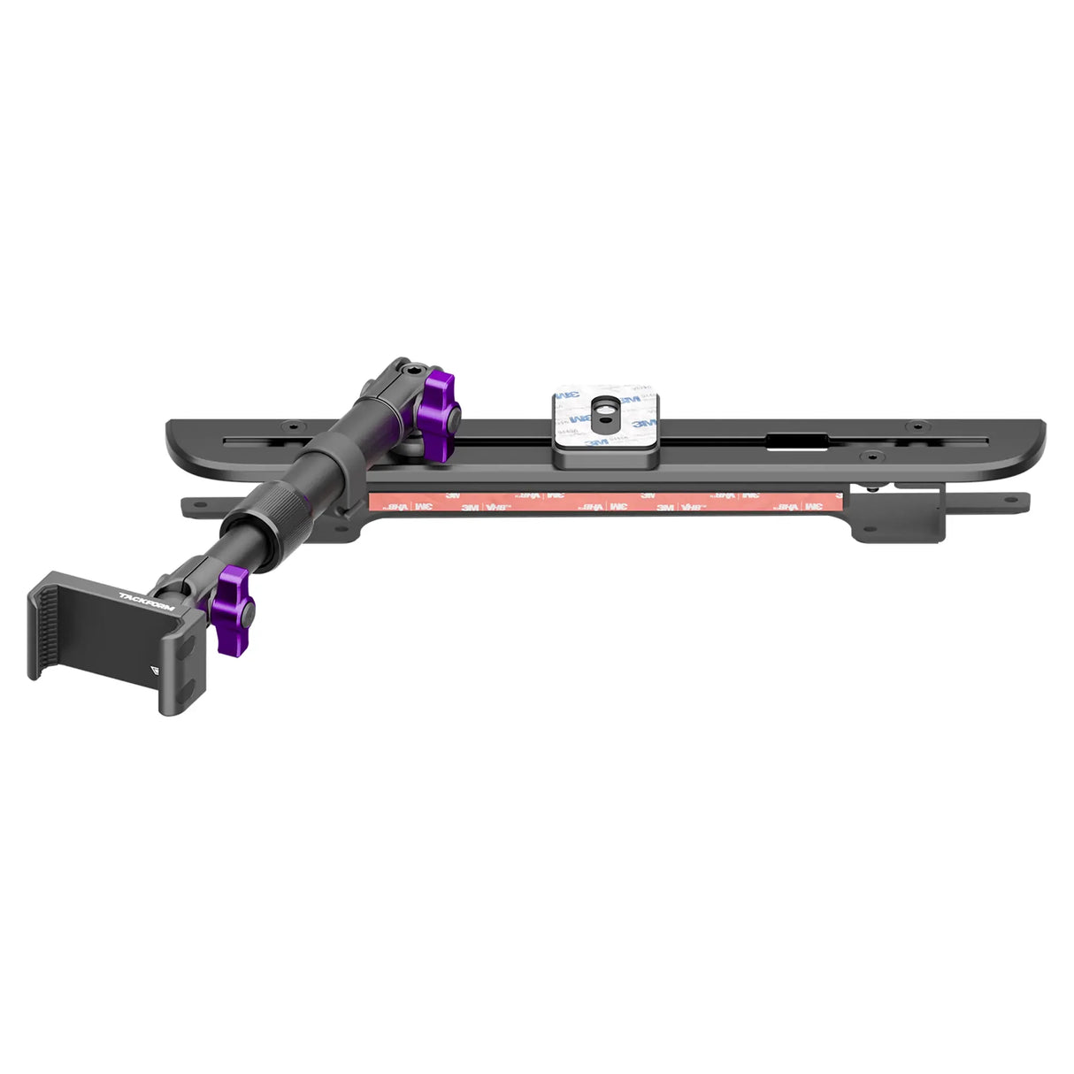 2024+ Ford F-150 (See Compatibility Info For Specific Year/Trim Fitment Details) Tackform Slim Track Dash Bracket With 20LITE Phone Mount and Magnetic Radar Detector Holder | Telescoping Arm