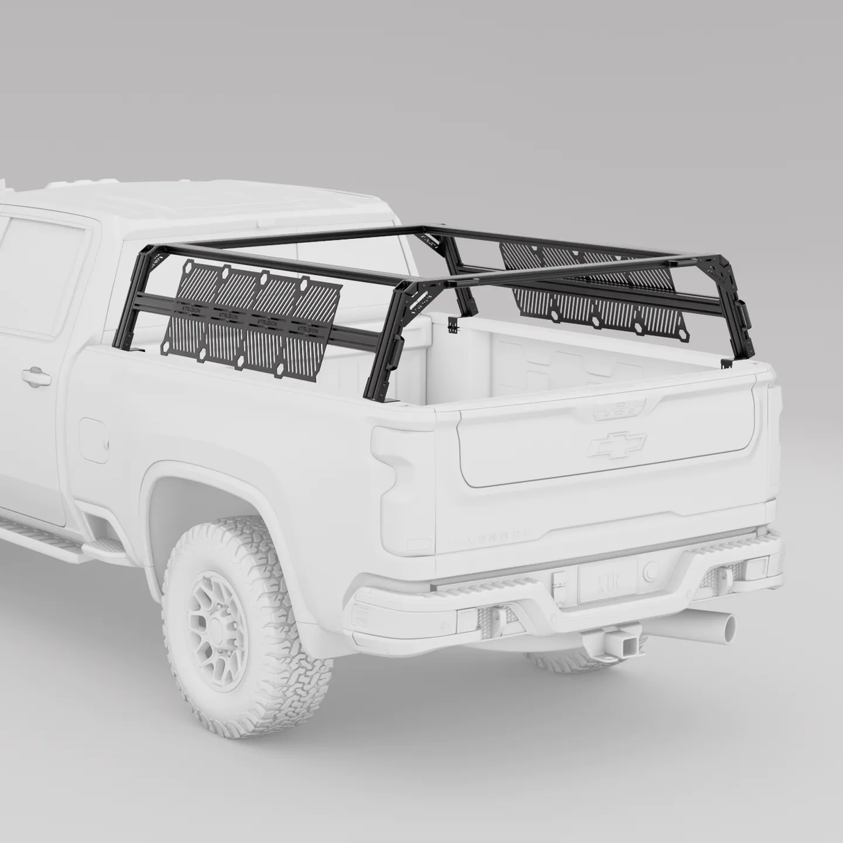 XTR1 Bed Rack for Chevrolet Silverado & GMC Sierra 2500HD / 3500HD – View 2 | Xtrusion Overland