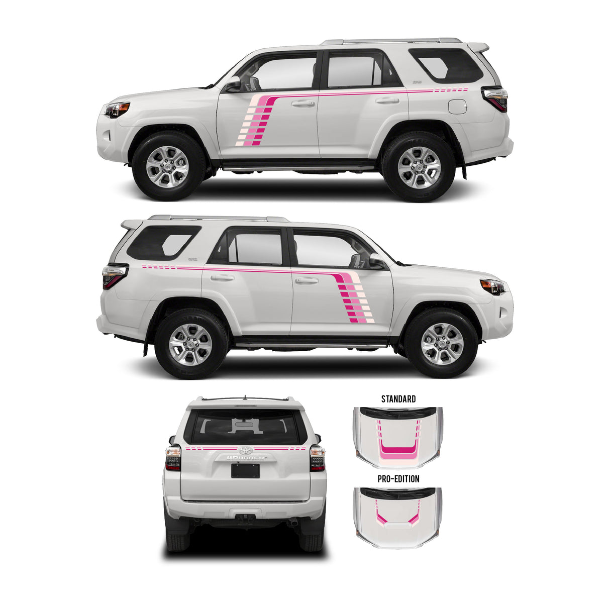 2010-2024 4Runner Checkered Stripe Kit