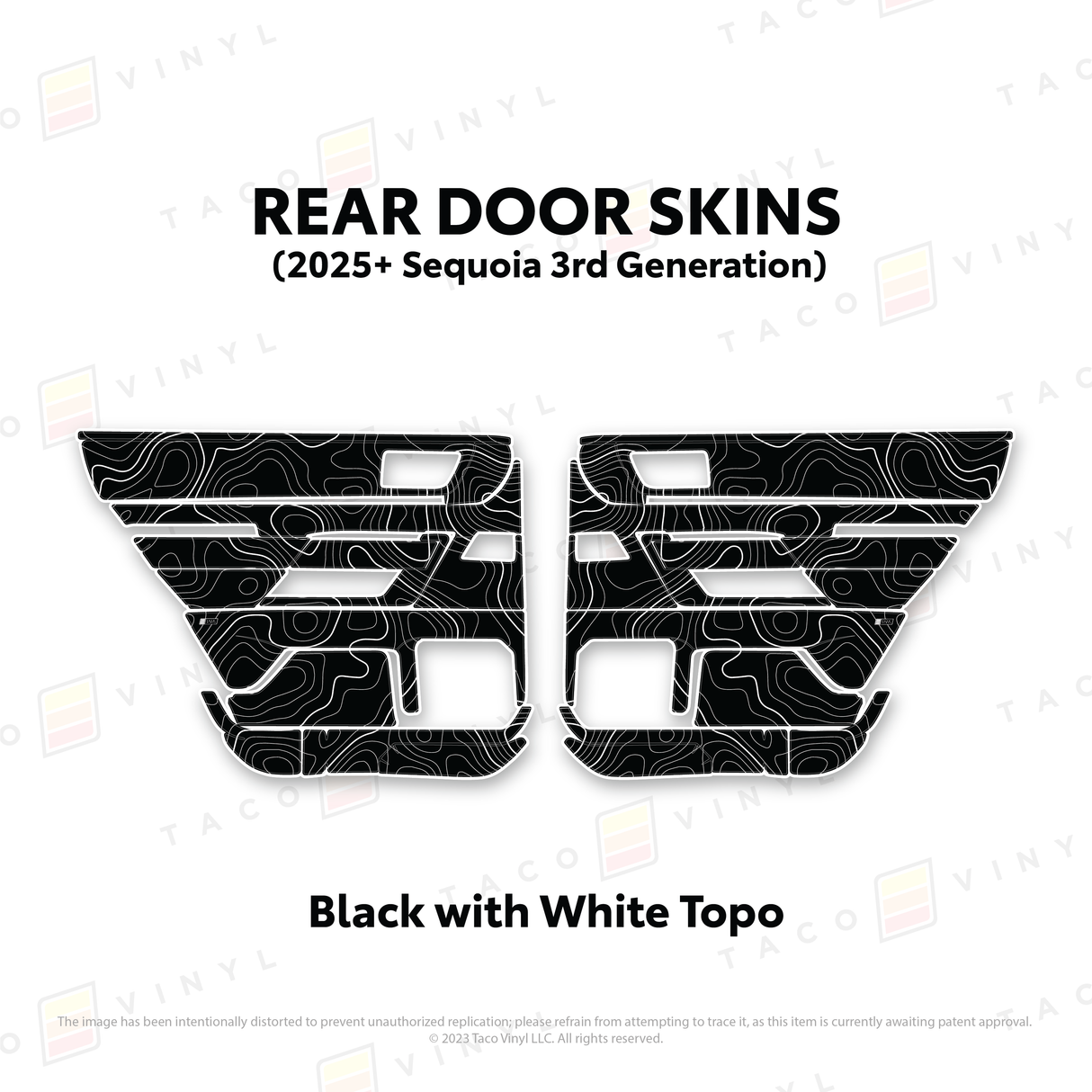 2023+ Sequoia Door Skins