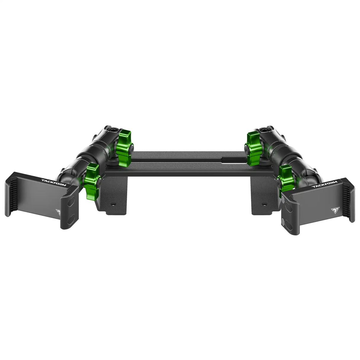 ‘15-‘20 Ford F-150, ‘17-‘22 Super Duty, ‘18-‘21 Expedition (See Compatibility Info For Year/Trim Details) Tackform Slim Track Dash Bracket With Dual 20LITE Phone Mounts