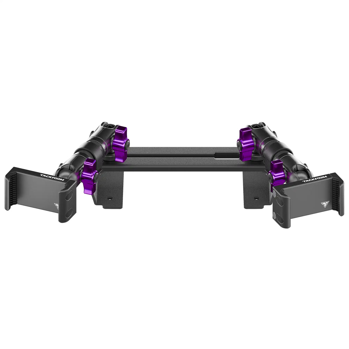 ‘15-‘20 Ford F-150, ‘17-‘22 Super Duty, ‘18-‘21 Expedition (See Compatibility Info For Year/Trim Details) Tackform Slim Track Dash Bracket With Dual 20LITE Phone Mounts