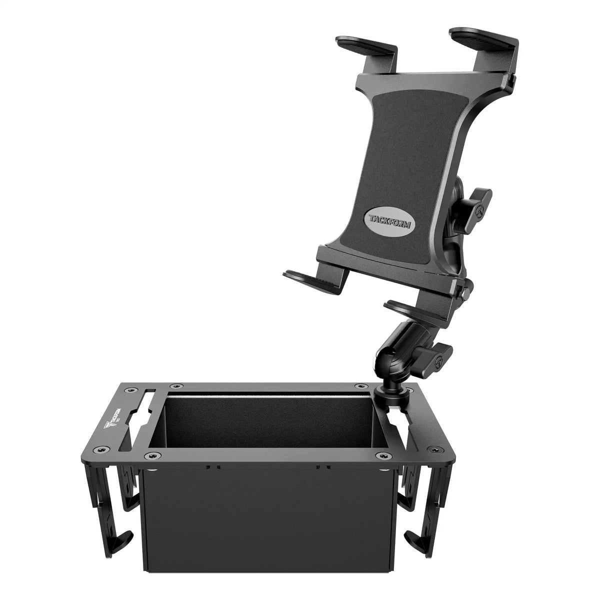 2011-2016 Ford Super Duty Tackform Slim Track Center Console Bracket with Composite Tablet Holder