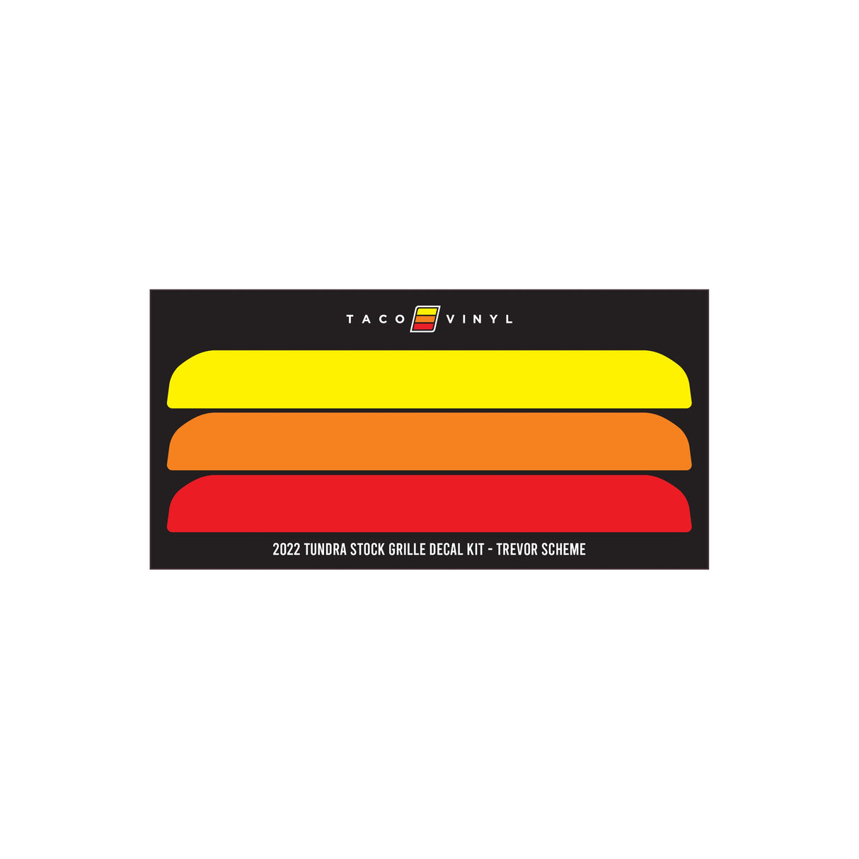 2022+ Tundra Offroad Grille Decal