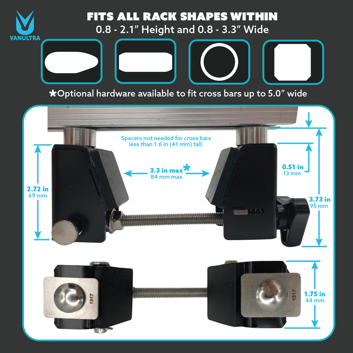 The Slipstream - Quick Release Tent Mounts