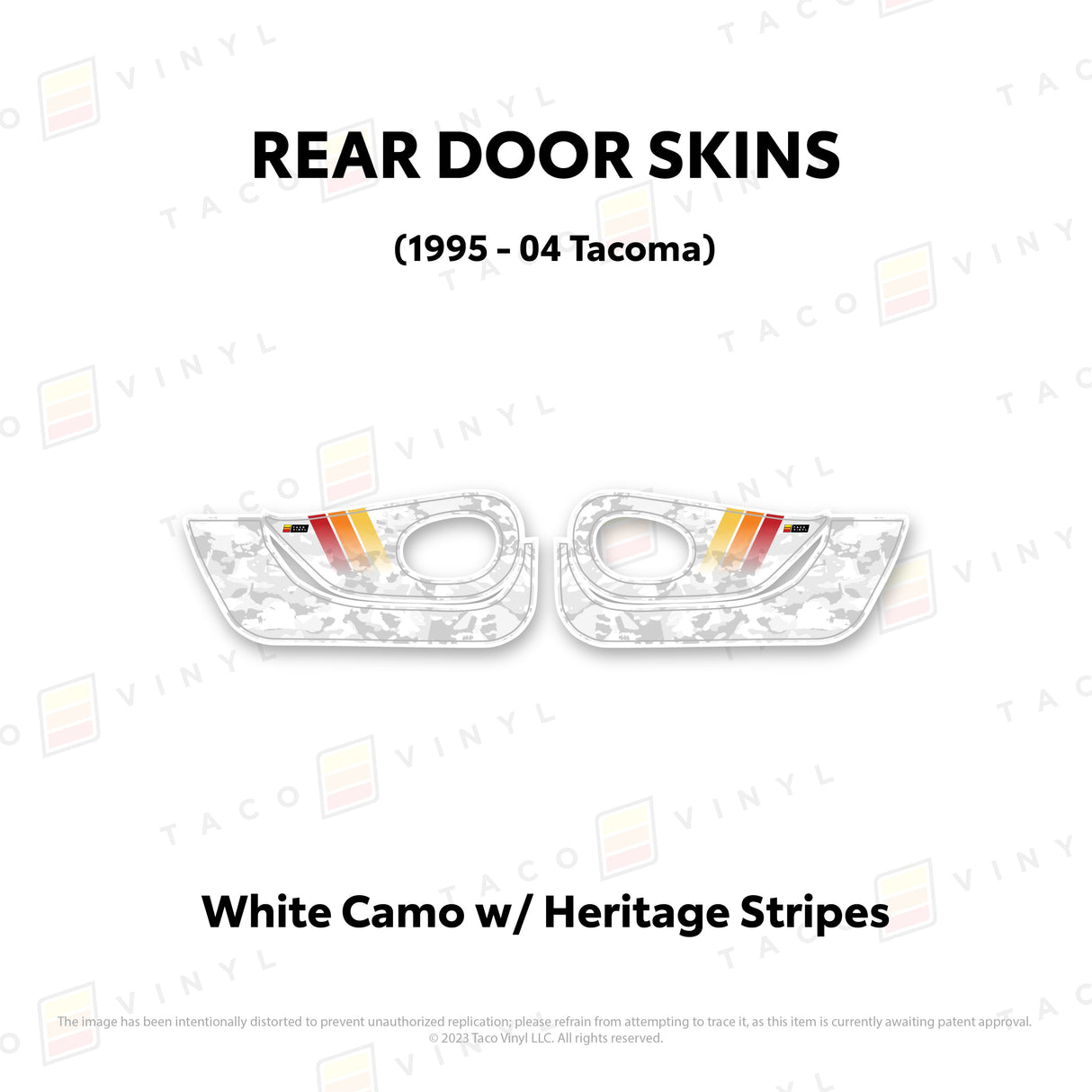 1995-04 Tacoma Door Skins (Lower Section)
