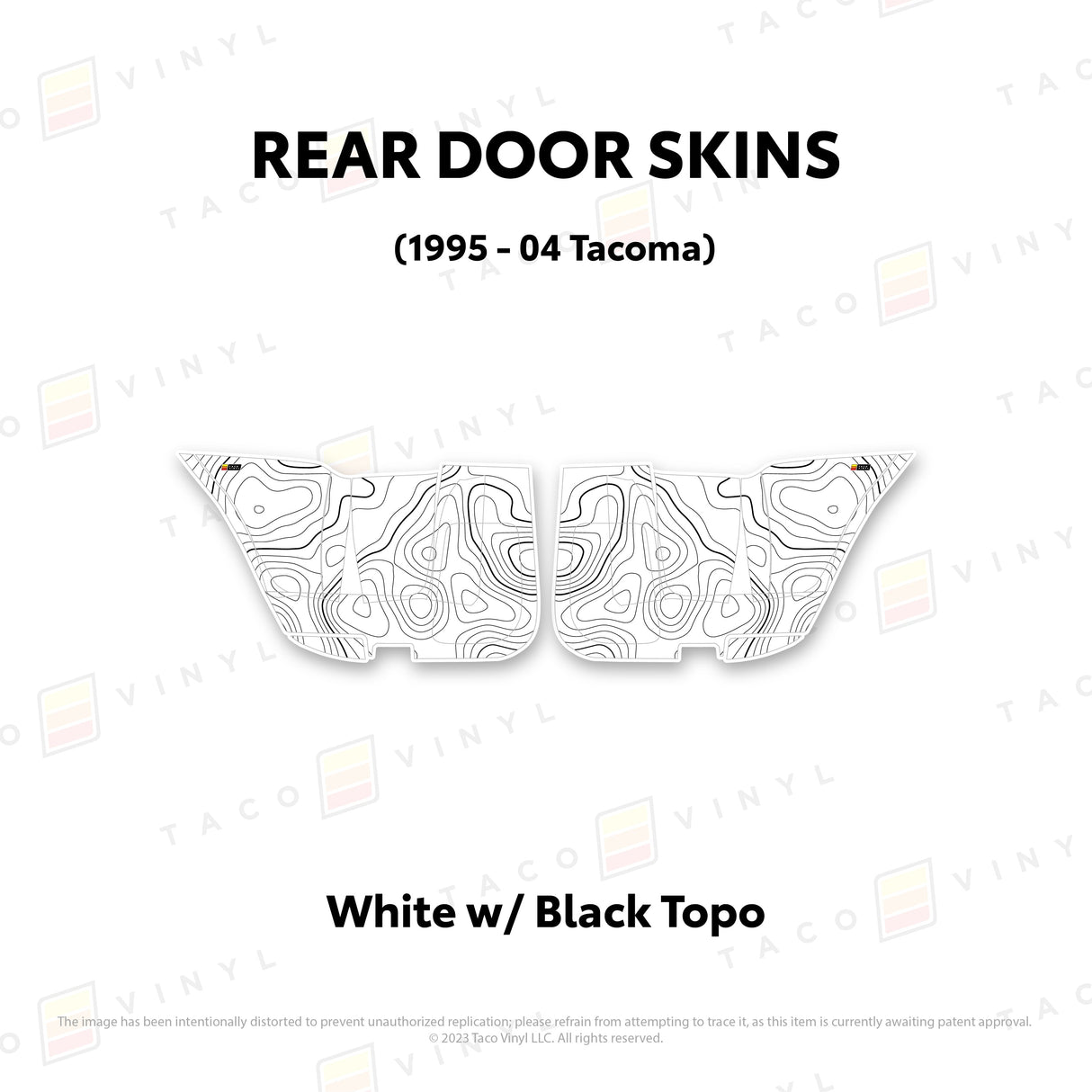 2010-24 4Runner Door Skins (Lower Section)