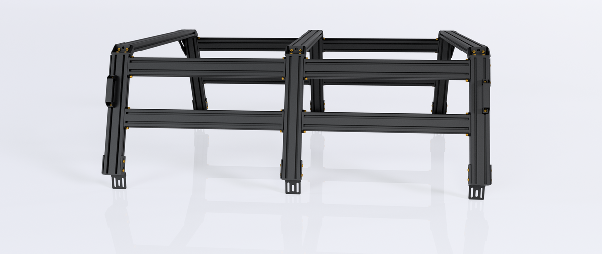 Ram 2500/3500 HD Bed Rack (Tapered Bed) | XTR3 Popular Builds + MOLLE Packages – View 5 | Xtrusion Overland