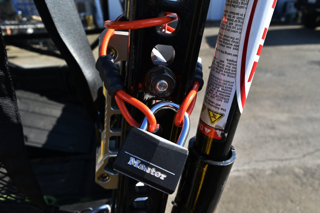A6 Adventure Equipment Cable Lock Kit - (Orange) - Xtrusion Overland