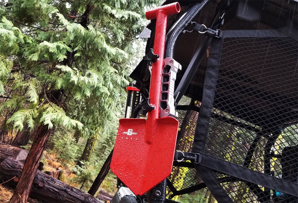 A6™ Adventure Mini Shovel (AMS - 1) - RED - Xtrusion Overland
