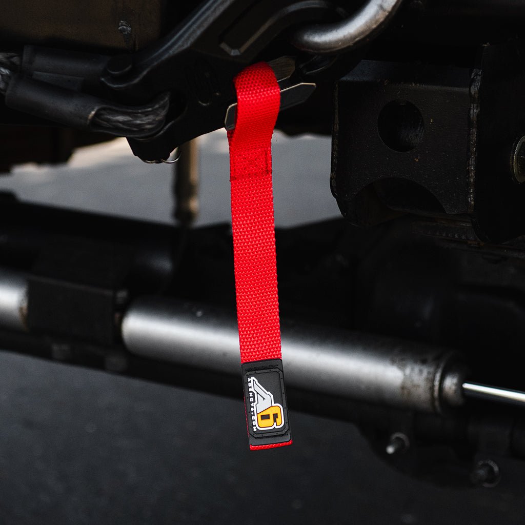 A6™ WINCH HOOK Pull Strap - 1 inch wide - Xtrusion Overland