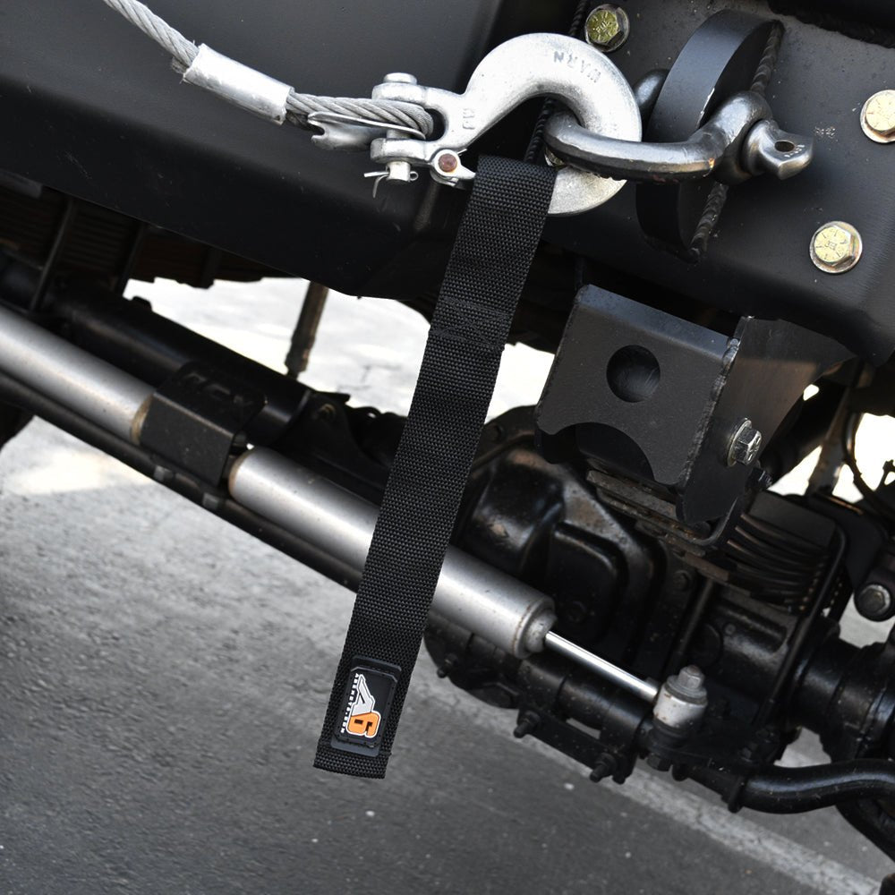 A6™ WINCH HOOK Pull Strap - 1.5 inch wide - Xtrusion Overland