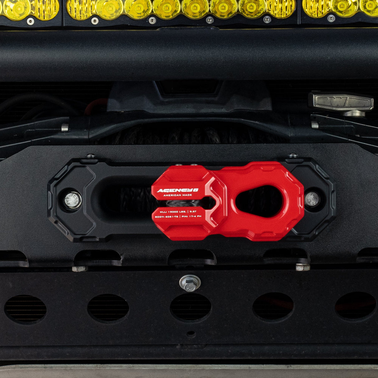 Agency 6 Billet Winch Shackle - Xtrusion Overland