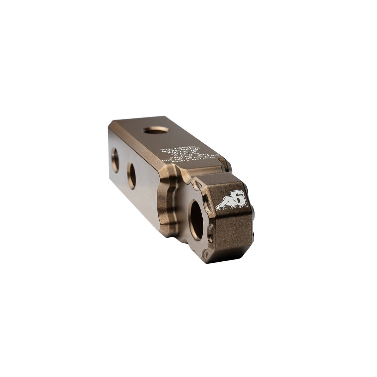 Agency 6 Recovery Hitch Shackle Block - 2" Receiver - Xtrusion Overland