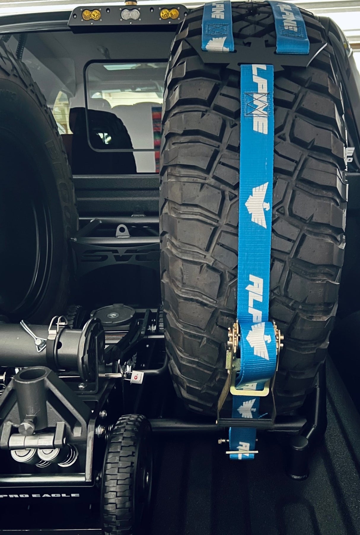 Alpine Double Eagle Straps- Blue (single strap) - Xtrusion Overland