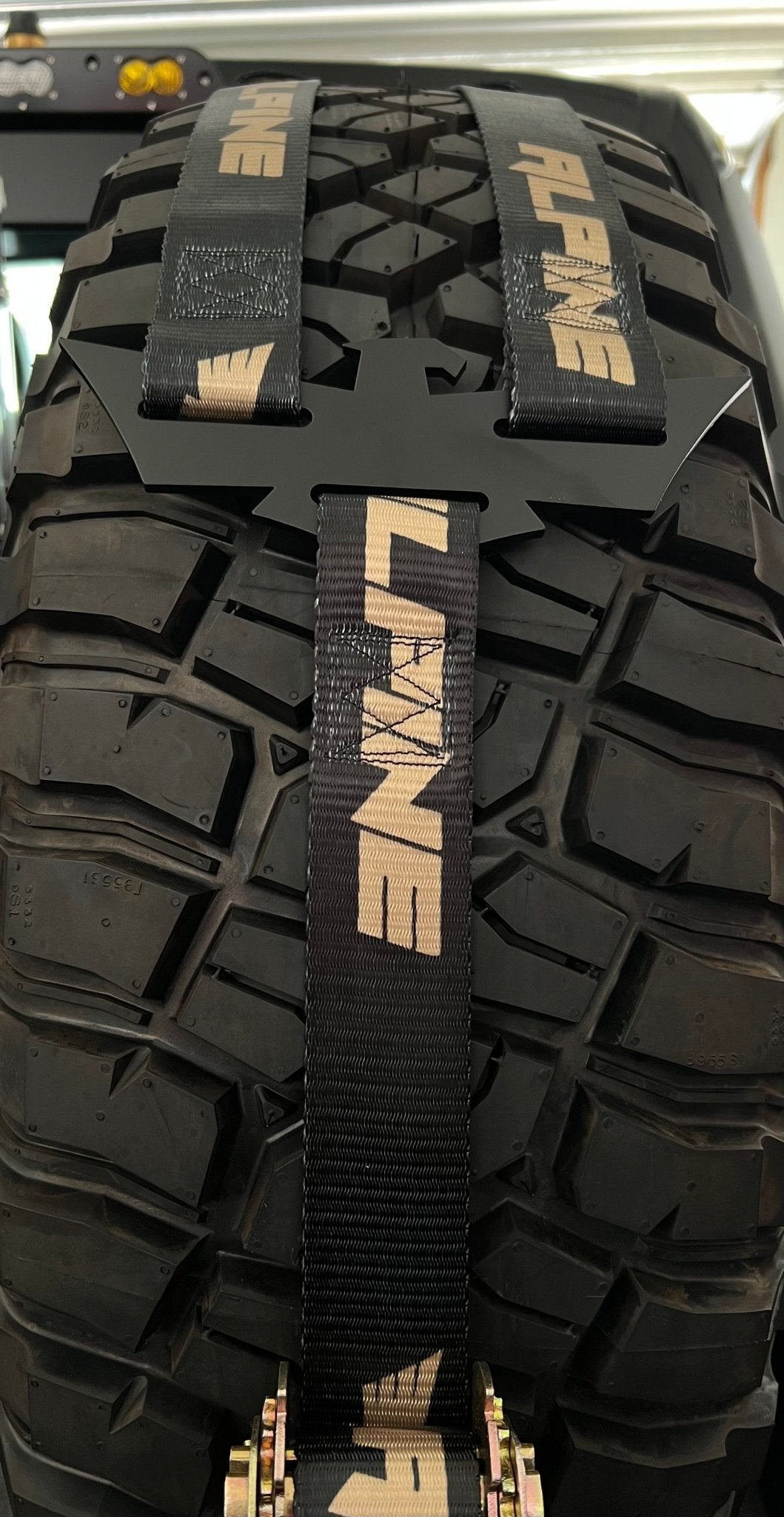 Alpine Double Eagle Straps- Gold and Black (single strap) - Xtrusion Overland