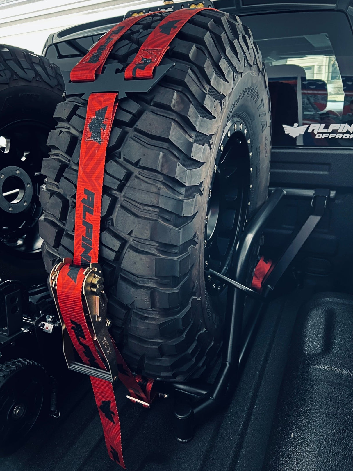 Alpine Double Eagle Straps- Red Dazzle (single strap) - Xtrusion Overland