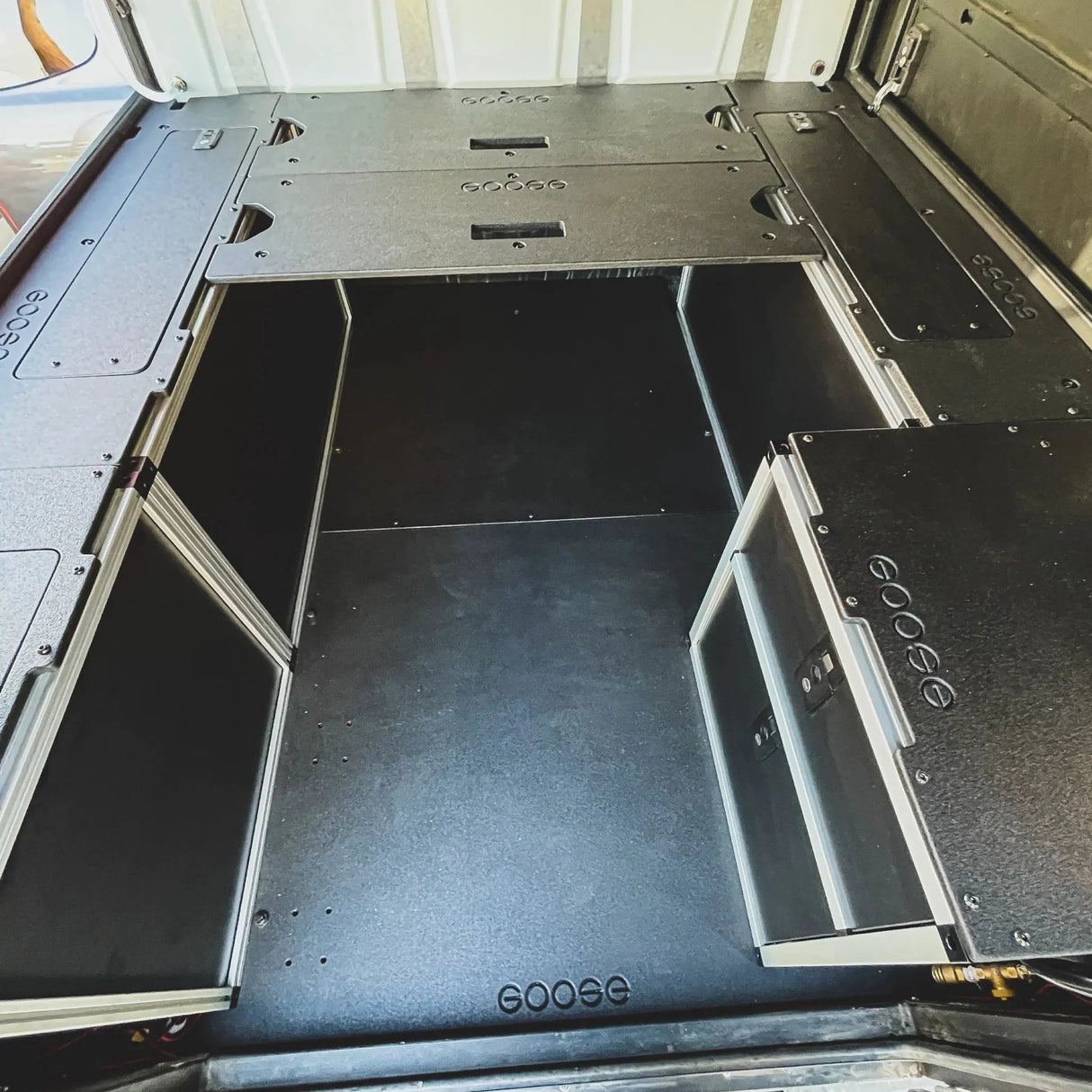 Alu - Cab Canopy Camper - Sleep Deck Panel - Utility Module to Utility Module - 6' Bed Extension Panel - Xtrusion Overland