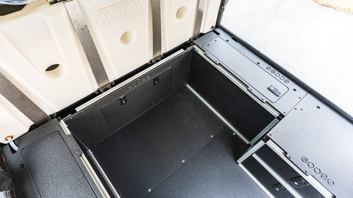 Alu - Cab Canopy Camper V2 - Ford Ranger 2019 - 2023 4th Gen. - Front Utility Module - 6' Bed - Xtrusion Overland