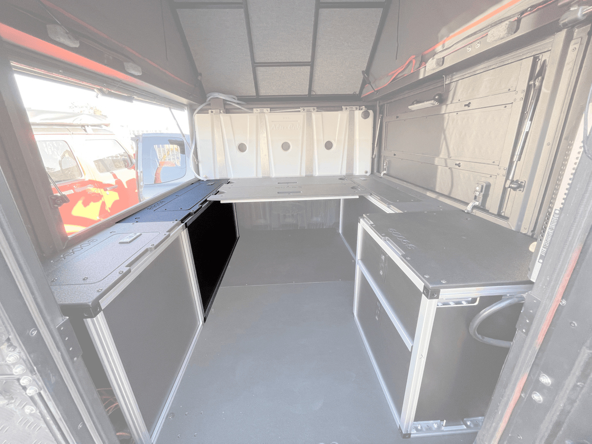 Alu - Cab Canopy Camper V2 - Ford Ranger 2019 - 2023 4th Gen. - Front Utility Module - 6' Bed - Xtrusion Overland
