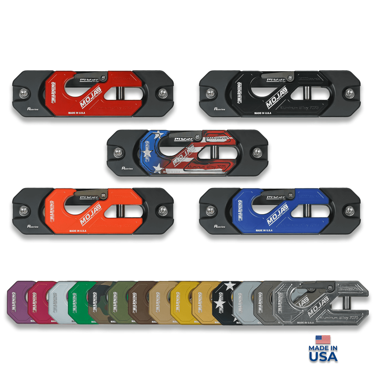 Aluminum Recessed Winch Shackle with Fairlead Kit.(LIFE TIME WARRANTY*) - Xtrusion Overland