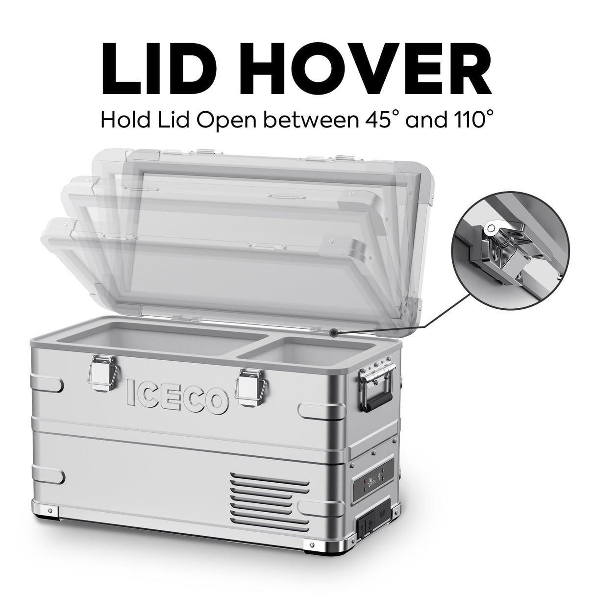 APL35 Dual Zone Aluminum Fridge refrigerator| ICECO | 35 LT - Xtrusion Overland