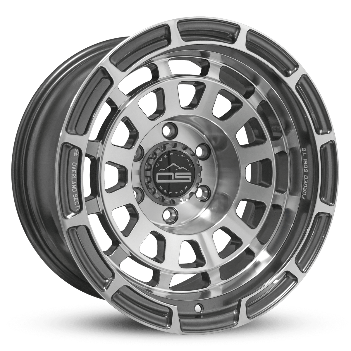 Badlander Gloss Gunmetal Machined (FORGED) - Xtrusion Overland